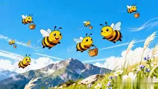The Busy Little Bee 🐝 | Fun & Educational Kids Song About Sharing and Teamwork