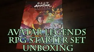 Avatar Legends RPG Starter Set Unboxing
