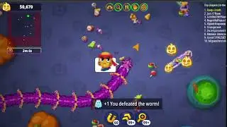Worms Zone a Slithery Snake