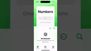 How To Create A Spreadsheet On The Numbers App IPhone & Apple Devices #shorts #howto #tutorials