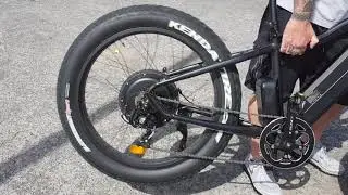 1200w E bike, throttle, fat tyres