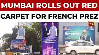Mumbai Welcomes French President Emmanuel Macron as He Begins His India Visit | #emanuelmacron