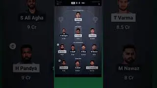 IND VS PAK T20 MATCH DREAM 11 TEAM #today#match#gl#team#T20matchINDvsPAKdreamteam