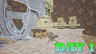 Claiming A Underwater Cave Day 1 as a Duo | Ark pvp