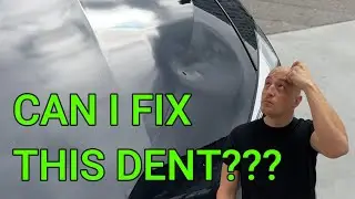 How to Fix a Large Hood Dent on Audi Using PDR | Bodyline Dent Repair with Glue Pulling