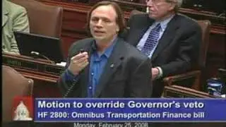 Rep. Jim Abeler (R) on Transportation Package (HF2800)