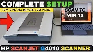 HP ScanJet G4010 Setup, Install Driver & Software Windows Laptop, Scanner Setup & Scanning Review.
