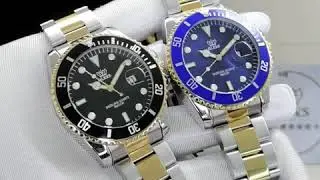 Green Water Ghost Quartz Waterproof Watch