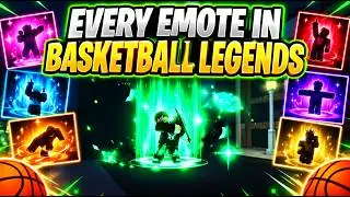 EVERY EMOTE IN BASKETBALL LEGENDS 🫢👀