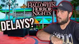 HUGE Halloween Horror Nights Updates 2025! HHN Construction Behind Schedule?