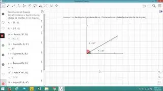 COMPLEMENTARIOS y SUPLEMENTARIOS con GEOGEBRA
