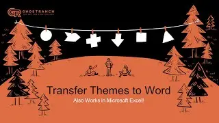 Transferring Themes - Colors and Fonts - from PowerPoint to Word and Excel and Vice Versa