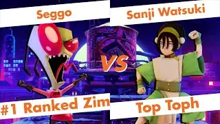 【Nick All Star Brawl】Seggo (Zim) vs Sanji Watsuki (Toph) High Level Gameplay【NASB】
