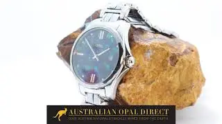 OPAL WATCH, FIRE OPAL WATCH, OPAL FACE WATCHES FROM AUSTRALIAN OPAL DIRECT | WORLDWIDE SHIPPING