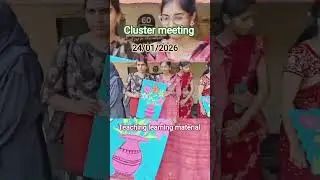 cluster meeting (24/01/2026)teaching learning material #school #education #joyful #teacher