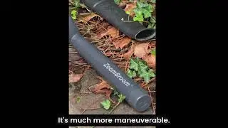 Comparing the ZoomBroom (F2) lightweight stick blower to traditional leaf blower