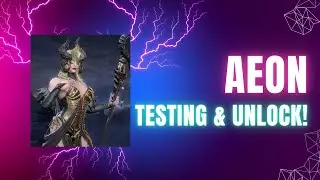 Unlocking Aeon!! She is a Gear Raid 1 MONSTER! Watcher of Realms