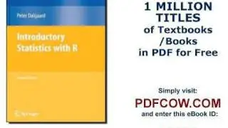 Introductory Statistics with R Statistics and Computing