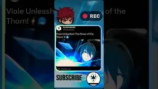 Viole Unleashed: The Power of the Thorn!⚡️🥶#bam #towerofgod #anime