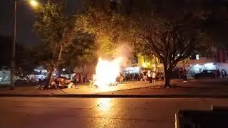 Quema de años viejos 2024, recibiendo el 2025. Guayaquil - Sauces 4 EC