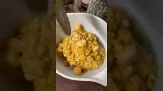 Shrimp/Corn. With MF&rsquo;n Shrimp cornbread #foodshorts #outdoorcooking #youtubeshorts