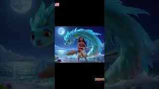 Moana and the Moonlit Wave Spirit &ndash; A Magical Ocean Tale #shorts