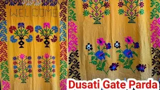 Dusatti Gate Parda &bull; Cross Stitch Pattern &bull; Cross Stitch Gate Parda &bull;  New Cross Stitch Pattern