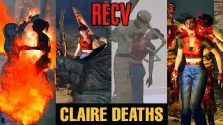 RECV | Ryona | Claire [Normal] Death Scenes | รวมฉากแคลร์แตกใน RE CODE: Veronica-X