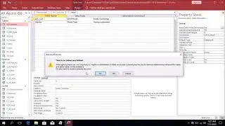 Tutorial Membuat Table, Form, SubForm, Query, Combo Box dan Menu  dengan  Access 2016 Part #1