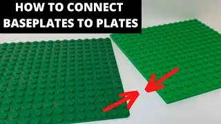 Как соединить базовые пластины LEGO с обычными! LEGO Tutorial