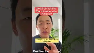Loose hat after 7days. Tight hats wait 3 weeks. Protect your grafts! #HairTransplant #FUE #DrAdamCho