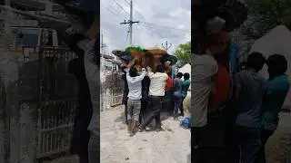 big ganesh lifting with hands 😱😱 2025