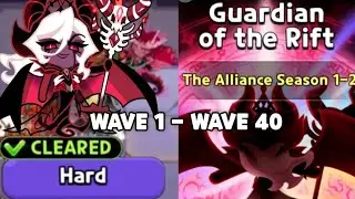 Guardian of the Rift The Alliance Season 1-2 Hard Mode Wave 1 - 40 Guide | Cookie Run Kingdom 
