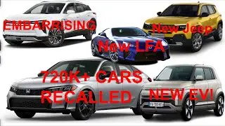CAR NEWS S1 E9: Honda Recall, New Affordable EVs,  New Scout EV Brand, Embarrassing GM Failure, More