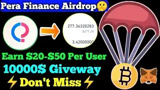 🤑🤑How To Join Pera Finance Testnet Airdrop || Total 10K USDT Prize Pool All User 2022 New Airdrop