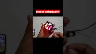 Memo CX07 Phone Cooler Cooling Test #phonecooler #coolerforpubg