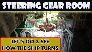Inside the Steering Control Room of a Ship | How to Steer a Ship #steeringwheel #steering #wheel