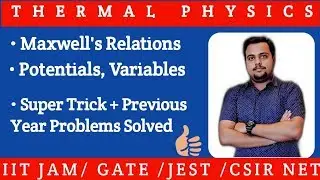 Easiest Way to Understand Thermodynamic Square | Trick For IIT JAM Physics | Maxwell's Relations