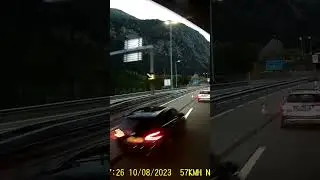 Fast Unfall vor dem Gotthard-Tunnel #shorts