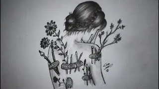 رسماتى علاج روحى !!..سلسلة الرسوم التعبيرية  #109  easy expressive drawing