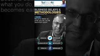 Don't wish easy, become better so it becomes easy | SAFARAZ ALI | Business Wisdom for Entrepreneurs