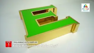 Model 1 v.1 - Fileli Paslanmaz Kutu Harf - Full HD 1080p