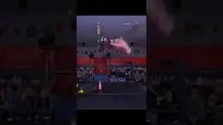 Legacy misses a shooting star press from the top