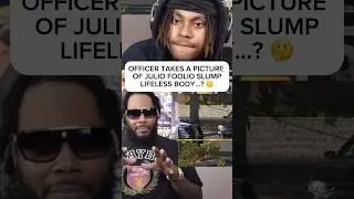 OFFICER TAKES A PICTURE OF JULIO FOOLIO SLUMP LIFELESS BODY? 🤔 #juliofoolio #foolio #trending #fyp