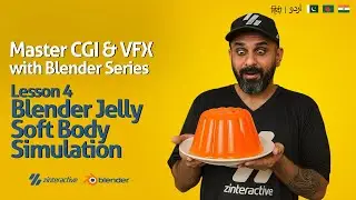 Blender Jelly / Jello Soft Body Animation | Lesson 4 | CGI & VFX with Blender (Urdu/Hindi)
