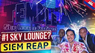 Cambodia Nightlife at Temple Sky Lounge Pub Street in Siem Reap. Cambodia Expat Travel Vlog🇰🇭