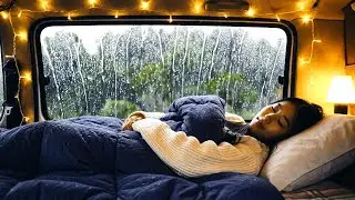 Rain Sounds Inside Car for Anxiety Relief 🌧️ | Calm Your Mind & Fall Asleep Fast
