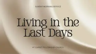 01.04.26 | LIVING IN THE LAST DAYS !