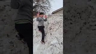 Mission: Snow Possible! ❄️🕶️ #WinterFunForKids ⛄  #FrostyClimbers 🌨️  #SnowMuchFun 🤍
