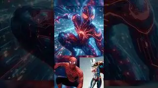 Superheroes Reimagined as Futuristic AI | Spider-Man, Iron Man & Superman 🤖 #ai #Marvel #DC #Shorts